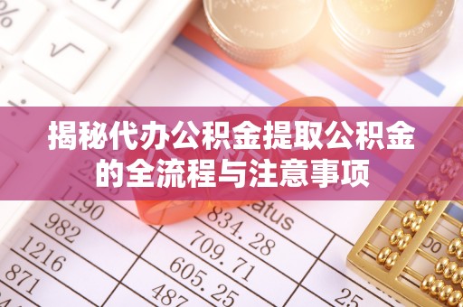 久治揭秘代办公积金提取公积金的全流程与注意事项