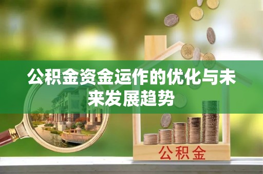 久治公积金资金运作的优化与未来发展趋势